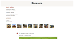 Desktop Screenshot of bmsidan.se
